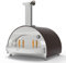 Alfa Forno a Legna da Esterno Cottura Diretta in Acciaio Pizza 4 Pizze Top Rame