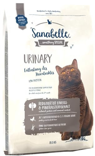 Sanabelle Urinary | Katzentrockenfutter für ausgewachsene Katzen mit empfindlichem Harnsystem | 6 x 400 g
