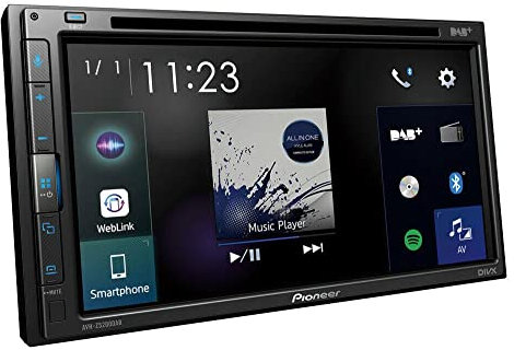 Pioneer Repuesto para Android Bluetooth Lenguado Coche Estéreo 6.8 IN Pantalla Compatible con Apple Carplay AVH-Z5200DAB+IX-ANT-118