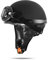 VEB Standard ATO-Moto Retro Motorradhelm Oldtimer Helm Halbschale Schwarz mit Brille Größe S M L XL (M 57 cm -58cm)