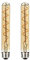 BAISHICHENG 2 Packungen T30 225mm Lange Röhren LED Lampe Edison Retro Vintage Dekorative Röhren Glühbirnen 4W(40W Halogenlampe Ersetzen) E27 Filament LED Lampen Warmweiß 2700K AC220-240V