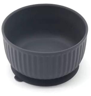 Kotomoda Gamelle en Silicone antidérapante pour Petit Animal de Compagnie - Gamelle pour Chat - Gamelle pour Chien - Gamelle pour Chaton (Grafit)