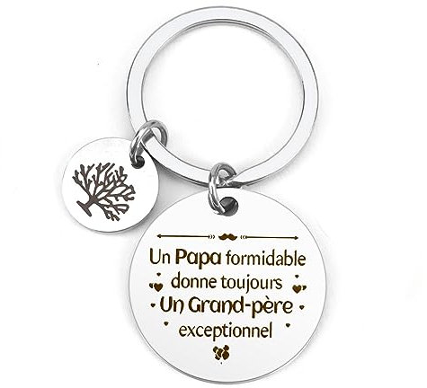 Cadeau Papy,Cadeau Papi,Cadeau Fête des Papy,Cadeau Papy Anniversaire,Papi Porte Clé,Bonne Fête Papy,Cadeau Grand-père Retraite,Cadeau Papy Noel,Cadeaux de Noël pour Grand-père