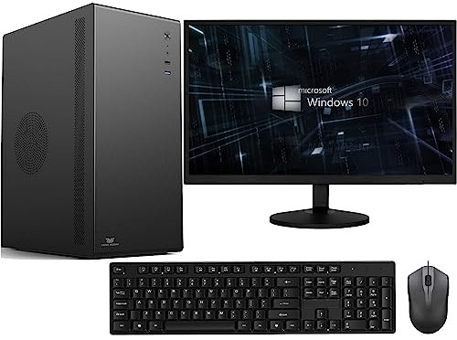 Gaming PC OptiPlex Desktop Computer i7 3770 16GB RAM 256GB SSD + 1TB HDD + GT730 2GB 22” Refurb TFT + Gaming Keyboard & Mouse Windows 10 Pro VenoScorp V200 Computer Bundle (Renewed)