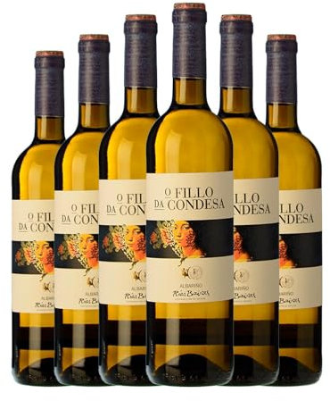 Lagar da Condesa O Fillo Albariño Rías Baixas 75 cl Vino blanco (Caja de 6 Botellas de 75 cl)