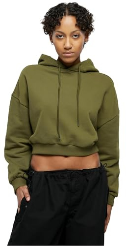 Urban Classics Damen Ladies Cropped Heavy Hoody
