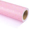WRAPAHOLIC Valentinstag-Geschenkpapier – Mini-Rolle – 43 cm x 90 cm – rosa Liebesherz mit holografischem Goldfolien-Design für Hochzeit, Jahrestag, Geburtstag, Urlaub, Party