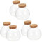 ABOOFAN 6 STK Ökologische Mikrolandschaftsflasche Vase Pflanzgefäß mit Ständer Wasserpflanzgefäß Aquarium Anlage Mikro-Landschaftspflanzerflasche Mini-Landschaftsflasche Blase Moos Fenster