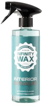 Infinity Wax Interior Detailer 500ml – Anti-Static Cleaner for Leather, Alcantara, Plastics & Screens, Refreshing Matte Finish, Lemon & Lime Scent, Easy to Use Car Interior Cleaning Spray