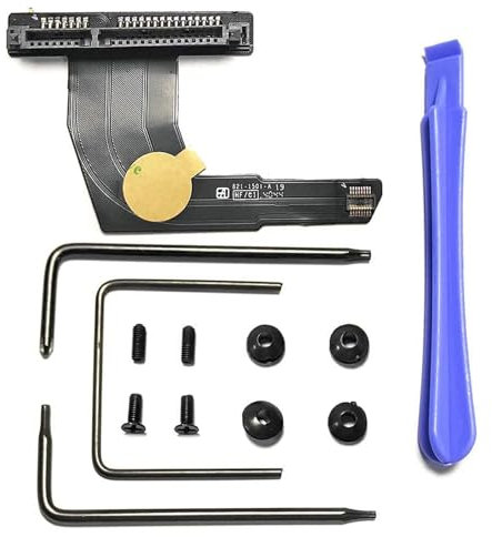 821-1501-A Hard Drive Cable Upgrade Kit SSD Connector Flex Cable Ribbon with Tools Repair Part Replacement for Mac Mini A1347 2010 2011 2012 2014 Year