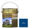 Contura Wetterschutzfarbe 2,5 Liter Holz Dauerschutzfarbe Deckend Buntlack Holzfarbe Holzlasur Seidenmatt (Capri- Blau - RAL 5019 Analog)
