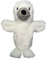EcoBuddiez Hand Puppet - Harfenrobbe von Deluxebase. Robbe Plüsch Handpuppen für Kinder. Eco-Friendly Tier Spielzeug Puppe für Pretend Play und Kinder Geschenke.