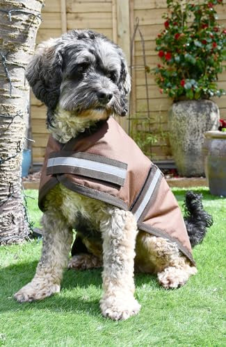 Rhinegold Wasserdichter Hundemantel, 80 cm, Braun