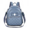 FUNSEED Mini Bowknot Rucksack für Frauen, kleine niedliche Pu Leder Umhängetaschen für Damen Casual Lightweight Fashion Daypack Geldbörse (Blau)