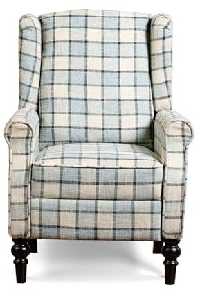 FLEXISPOT Recliner Chair Armchair Adjustable Single Chair Sofa for Relaxing Accent Chair Pushback for Living Room Bedroom Wing Back Reclining | Blue