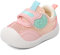MK MATT KEELY Scarpe Neonato Estive Scarpine Primi Passi Bambino Neonata Maglia Traspirante con Suole Gomma Antiscivolo,Rosa,EU 19