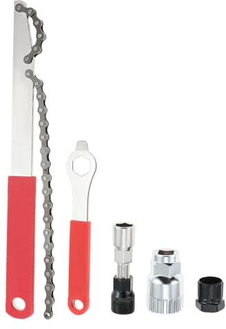 MUXSAM Sliver Bicycle Crank Extractor Puller,Bottom Bracket Remover Crank Arm Remover Spanner/Wrench Repair Tools Kit for Mountain Bike Bicycle MTB Square Threaded Crankset