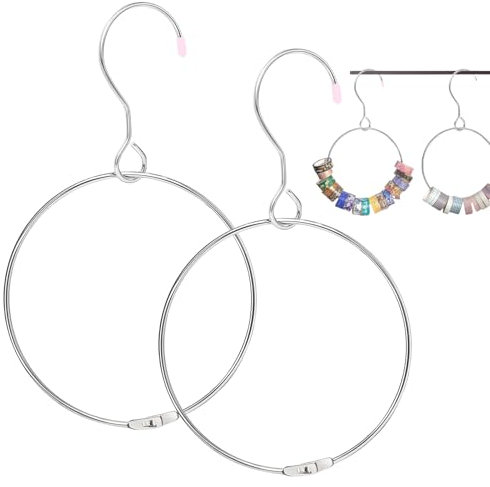 Aufbewahrungsring für Papierband, Washi-Tape mit großem Haken, Rackhalter für Papierband, tragbar, 2 x für Zuhause, Schlafsaal, Schrank