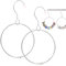 Aufbewahrungsring für Papierband, Washi-Tape mit großem Haken, Rackhalter für Papierband, tragbar, 2 x für Zuhause, Schlafsaal, Schrank