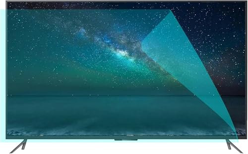 SnamicE TV-Displayschutzfolie, blendfrei/Anti-Blaulicht-Bildschirm, mattiert, lindert Ermüdung der Augen für LCD, LED, OLED und QLED 4K HDTV, 65 in 1429 x 804 mm, 32 in 698 x 392 mm
