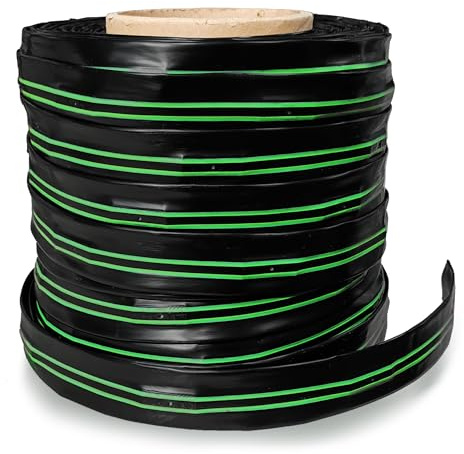 ESTO Manichetta Agricola Gocciolante Passo 20 30 40, Tubo irrigazione a Goccia, Tubo Flessibile Orto Gocciolatore (Passo 10, 250 Metri)