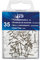TSI Pinnwandnadeln Standard 35er Packung, Farbe klar/transparent, Art.-Nr. 48310