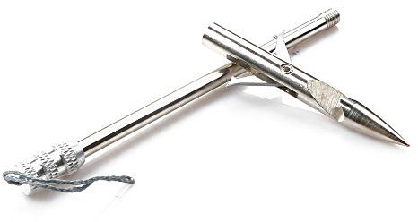 EBILUN 3 pz In Acciaio Inox Pesca Broadheads Bowfishing Freccette Caccia Freccette Punta Punta per Caccia Pro Fionda Catapulta Target Game