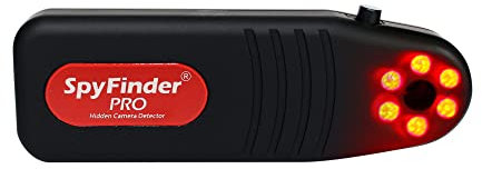 SpyFinder PRO Hidden Spy Camera Detector - Portable Personal Video Cam Tracker - Detect Covert Video Camera - Anti Spy Detector - Hidden Camera Tracking Scanner & Hidden Devices Detector