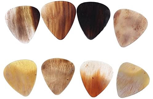 8 Stk. Horn Gitarre Plektrum Plektren Plektron Picks Plek Zubehör