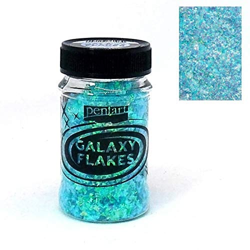 Zita`s Creative Galaxy Flakes 15g - Uranus Blue. Metallflocken, Glitterflocken, Metallflolie