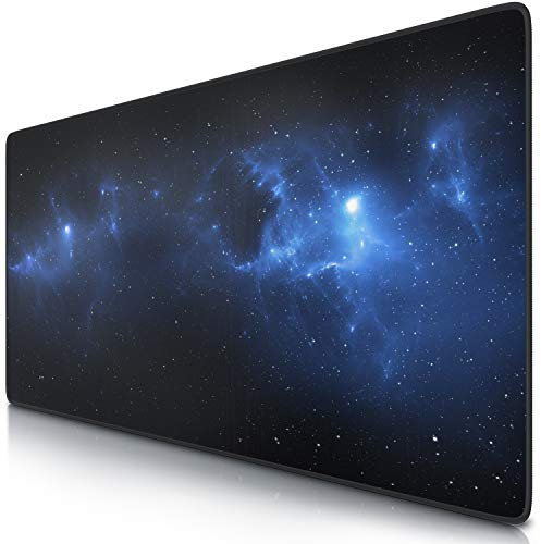 TITANWOLF Alfombrilla de ratón XXL- 900 x 400mm – Mousepad Extra-Grande - Mejora la precisión y la Velocidad - también para Roccat Razer Logitech – Antideslizante