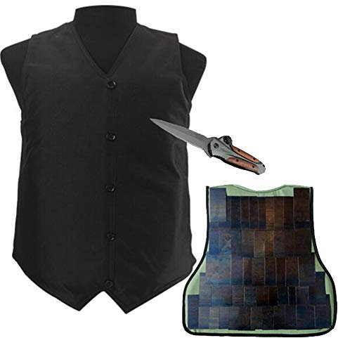 LCSJ Stab-Resistant Clothing Adjustable Fish Scales liner Tactical Vest Knife-Proof Vest Adult for Men Women Chest Protection