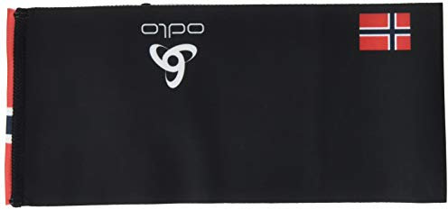 Odlo Unisex Stirnband COMPETITION FAN WARM, black - NORWEGIAN flag, -