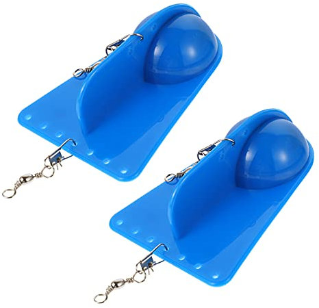 BESPORTBLE Angel Köder 2Pcs Angeln Tauchen Bord Angeln Taucher Platte Swivel für Angeln Zubeh?r Fishing Tackle