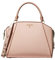 Michael Kors Cleo - Cartella media, colore: Rosa tenue, crema chiara/Fawn, taglia unica, Rosa morbido/crema chiara/fulvo, taglia unica