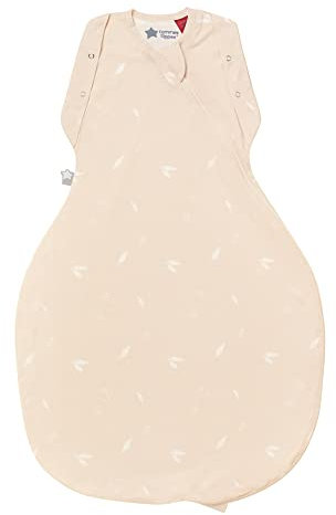 Tommee Tippee Baby Schlafsack für Neugeborene, The Original Grobag Pucksack, hüftgesundes Design, weicher Bambusreicher Stoff, 3-6 m, 1.0 TOG, Soft Petal Pink