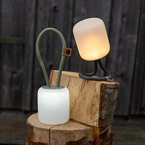 Campo Libre.® LENI I Campinglampe I flexible Outdoorlampe zum Aufhängen, Hinstellen und Montieren I dimmbare Campingleuchte I wiederaufladbar I Balkonlampe, Campinglicht, Outdoor Tischlampe…