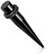 Dehnungsstab 1,6-10 mm aus 316L Chirurgenstahl SCHWARZ oder SILBER GRÖßENWAHL Expander Taper Dehnstab (Dehnung auf: 7,0 mm, Schwarz)