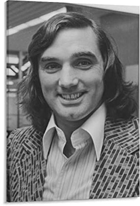 George Best Poster Sportman Fußball Bild Druck Leinwand Poster Wandfarbe Kunst Poster Dekor Moderne Home Kunstwerke 30 x 45 cm
