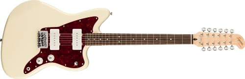 Squier Paranormal Jazzmaster XII Olympic White - E-Gitarre