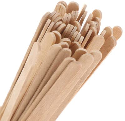 ECO GREVOL 100 Paletinas Cafe Desechables - 11 cm - RESISTENTES - Cucharillas Cafe - Agitador Café - Palitos Café Desechables - Cucharillas Desechable - Cucharitas Madera - Agitador Bebidas