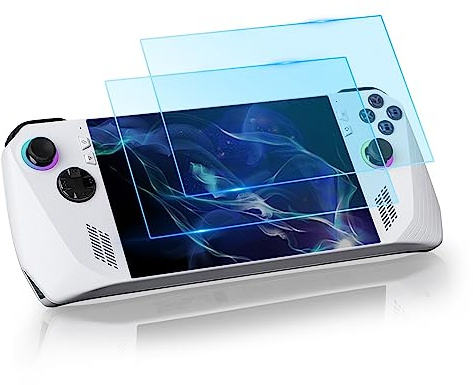 For ROG Ally Screen Protector, 9H Hardness Tempered Film, HD Protective Film for Game Machine Accessories (2 pieces)