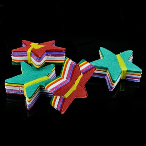 Rebetomo 9 Teile/paket Stern Geformt Schneesturm (Multicolor) Zaubertricks Bunte Schneeflocken Papier Schnee Sturm Zubehör Für Magier Bühne Straße Gimmicks Requisiten