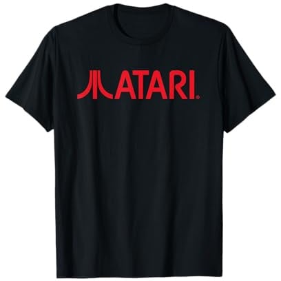 Atari Games Red Retro Vintage Gaming Fun Arcade Look T-Shirt