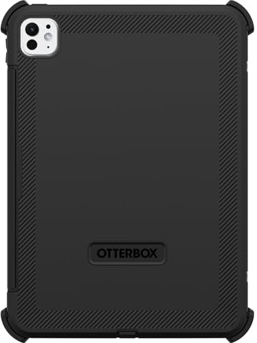 OtterBox Defender Hülle für iPad Pro 11 (2024), ultrarobuste Schutzhülle mit integriertem Displayschutz, 2X nach Militärstandard getestet, Schwarz