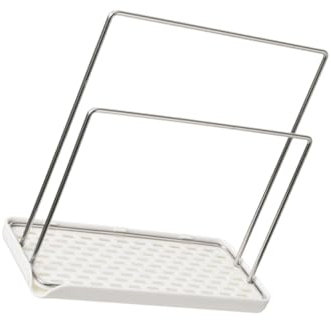 LABRIMP Soporte Escurridor para Bayetas y Utensilios Organizador Multifuncional De Fregadero con Diseño Moderno y Elegante Fácil Instalación Sin Taladro para Cocina Estantería para Almacen