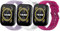 RenSheng 3 Pezzi Cinturini in Silicone Compatibile con Amazfit Bip 5 / Bip 6 Cinturino, 22MM Braccialetto di Ricambio Impermeabile Traspirante Braccialetto per Amazfit Bip 6 Cinturino