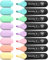 Schneider Job 150 Pastell Textmarker (aus recyceltem Kunststoff, ausgezeichnet mit Der blaue Engel) 8er Etui sortiert, türkis (2x), mint, flieder (2x), rosé, pfirsich, vanille