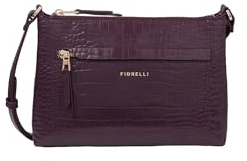 Fiorelli Damen Eden Crossbody Handbag Tasche, Wine Croc