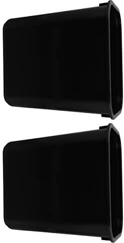 Cabilock 2 Piezas basura cubo de almacenamiento para el hogar cubo de flores cuadrado litter box trash can papeleras contenedor de conservacion de flores papelera de plástico abdominales